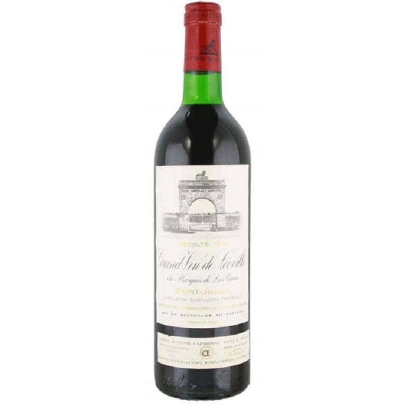 "MARQUIS DE LEOVILLE LAS CASES" 2023 SAINT-JULIEN ROUGE 75 CL CRD - CAISSE BOIS DE 6 BT - French Wine 75cl